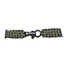 FIRELINE-Apple-Watch-Band-42mm-Replacement-Paracord-Watch-Band-with-Rugged-Outdoor-Survival-Stainless-Steel-Shackle-and-550-Paracord