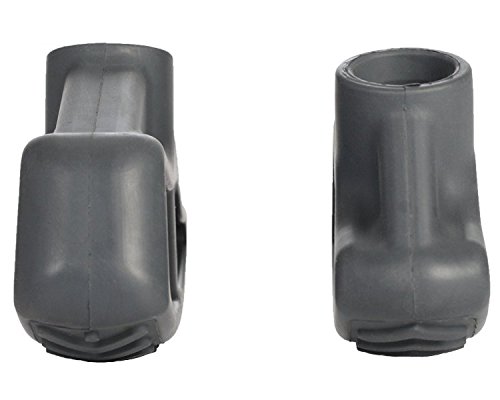 MTip Crutch Tip - Comfort Tip (Pair) - Gray