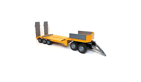 1 16 Bruder Fliegl Tri Axle Low Loader Trailer And Dolly Toys Games Amazon Canada