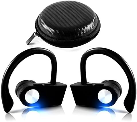 True Wireless Earbuds Bluetooth Truly Sports Headphones Mic TWS Earphones, IPX7 Waterproof Sweatproof, Noise Cancelling