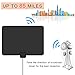 HDTV Antenna, 2019 New Indoor Digital TV Antenna 60-90 Miles Range, Amplifier Signal Booster Support 4K 1080P UHF VHF Freeview HDTV Channels-Support All Television