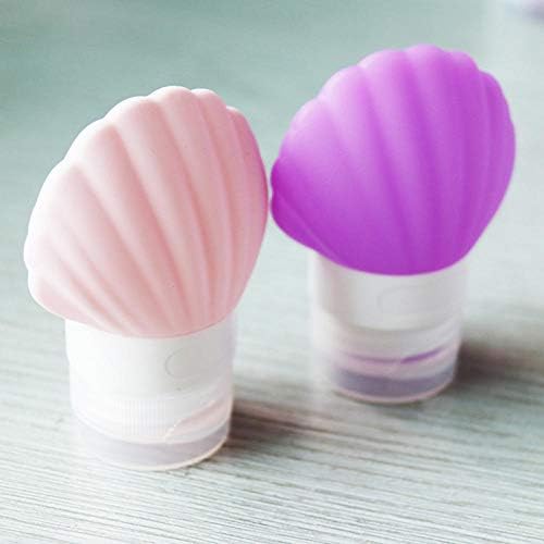 Shampoo shower gel two-piece empty bottle lotion bottle travel shell-shaped green