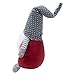 GMOEGEFT Scandinavian Christmas Gnome Plush, Swedish Tomte, Nordic Santa Gnome, Holiday Home Decoration Birthday Gift, 17 Inches (Grey with White Dots Stand)