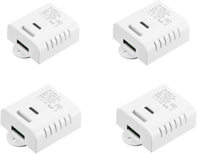 10A bricolaje interruptor inteligente inalmbrico ABEDOE Mini mdulo elctrico de control remoto inalmbrico compatible con Alexa y Google Home 4