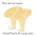 Pumpin' Pal Breast Pump Flanges (Set Large, M,L,X-L Pairs) for Medela, Lansinoh, Hygeia - This Set Does not fit in Spectra Flanges