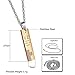 Yansanido His Her Titanium Steel Fashion MINI Couple Pendant Necklace set Couples Gift for Lover Valentine (style 2)