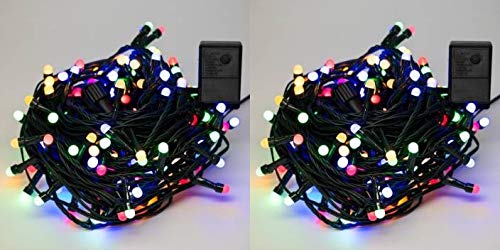 XODI LED String Lights || 15 Meter 50 LED 4 Black Wire || Multi Color || Diwali Decoration, Christmas Party,Home Decor for Outdoor & Indoor