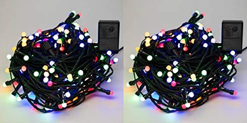 XODI LED String Lights || 15 Meter 50 LED 4 Black Wire || Multi Color || Diwali Decoration, Christmas Party,Home Decor for Outdoor & Indoor