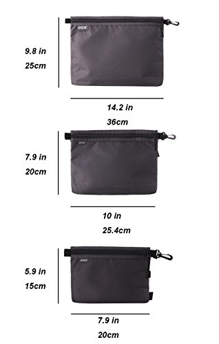 NKTM Packing Bags for Travel Packing Pouches Set of 3 Travel Accessories Organizer