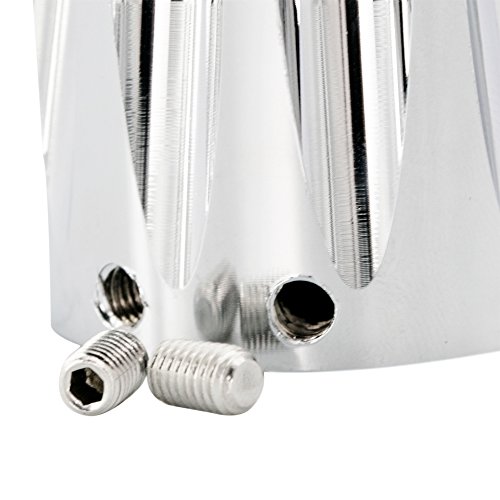 Pair of Front Axle Nut Kit Cover Deep Cut For Harley Davidson Touring Ultra Classic Sportster Accessories