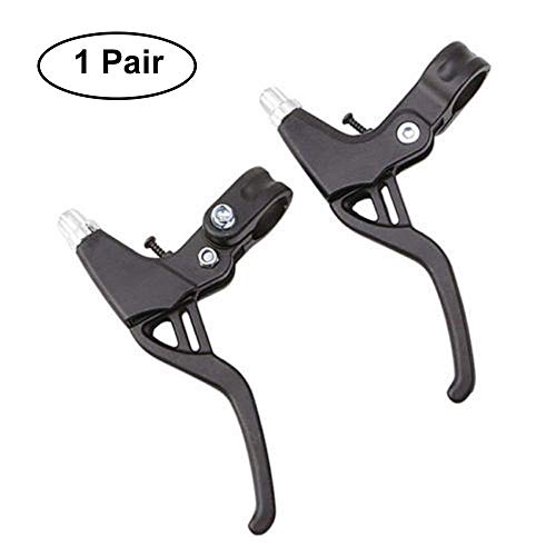 Lightbeam Aluminum Alloy 1 Pair Bicycle Brake Handles Bike Brake Levers for Mountain Bike, Road Bike, Fixed Gear Bike, MTB, BMX & Cycling