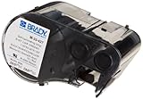 Brady M-33-427 Vinyl B-427 Black on White/Clear Label Maker Cartridge, 4