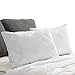 Basic Beyond White Gusseted Feather Down Pillow (Queen) Most Popular Feather Down Pillow Soft Quilted Desigen for Support of Sleeping, Set of 2