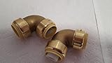 Push Fitting~3/4" Elbow Bag of 10 Lead