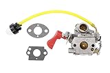 MOTOKU Carburetor for Poulan PP133 PP333 Pro Gas Craftsman Trimmer 33cc Carb Zama C1M-W44