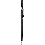 Security Umbrella Security SELFDEFENSE Umbrella City-Safe | self Defense | Walking Stick Umbrella | XXL Wood Handle…