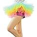 NAVAdeal Organza Teen & Adult 5 Layered Tulle Rainbow Dance Ballet Skirt Tutu
