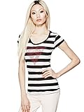 GUESS Women's Tracy Rhinestone Tee