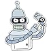 Futurama Bender Vynil Car Sticker Decal - Select Size