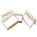 UEETEK 10pcs Burlap Guest Wedding Party Table Place Cards Wedding Collection set For Shabby Chic Rustic Wedding
