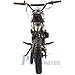DB50X 48L KIDS 49CC 2 STROKE GAS MOTOR DIRT MINI POCKET BIKE (Black)