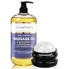 Sensual Lavender Massage Oil with Massage Roller Ball – No Stain 100% Natural Blend of Spa Quality Oils for Romantic…