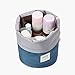Zoevan Waterproof Cosmetic Bags Makeup Bag Travel Barrel Cases Kit Organizer Bathroom Storage Carry Case Toiletry Bags Multifunctional Bucket Toiletry Bag Polyester 300T (Dark Blue)