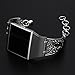 somoder For Fitbit Ionic Bands, Vintage Chain Jewelry Bracelet with Rhinestone Bling for Fitbit Ionic Smartwatch, Adjustable 5.7