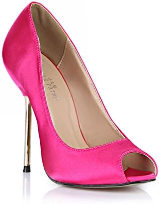 Glitter Dress Peep Stiletto Pumps Multi Colors Fashion Women High Heels DolphinGirl D'Orsay Shoes Prime
