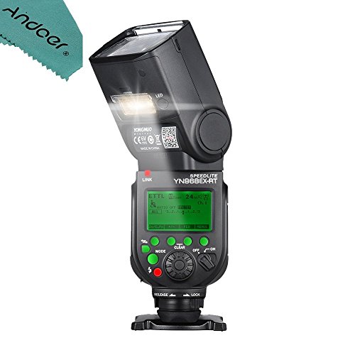Yongnuo YN968EX-RT Wireless TTL Master Flash Speedlite with Built-in LED Light 1/8000s HSS for Canon 500D 550D 40D 1000D