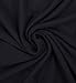 Our Precious Women's Casual Long Sleeve Lace Hem A-Line Shirt Dress Tunic Tops Black 2L
