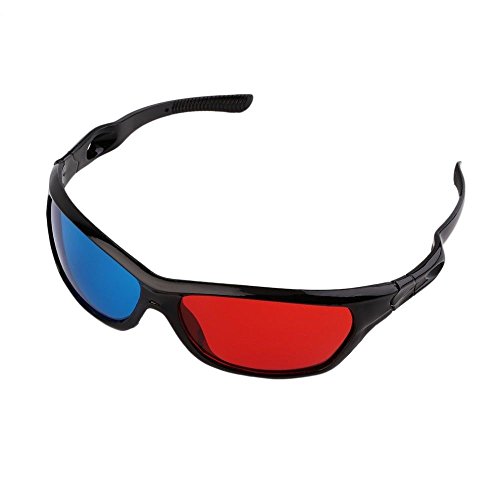 Frame Amo Universal Anaglyph 3D TV Glass, Red and Blue Lens, 10-PACK