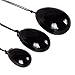 3Pcs Set Yoni Eggs Set, Jeoxi Drilled Black Obsidian Jade Egg for Women Exercise Pelvic Floor Muscles Balls