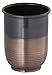 Buffalo Brand Trading Company, Heavyweight Brass, Oil Rubbed Bronze Finish, Bathroom Water Tumbler, 4 Inch Height