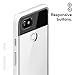 Caseology [Skyfall Series] Google Pixel 2 XL Case - [Clear Back/Premium Finish] - White