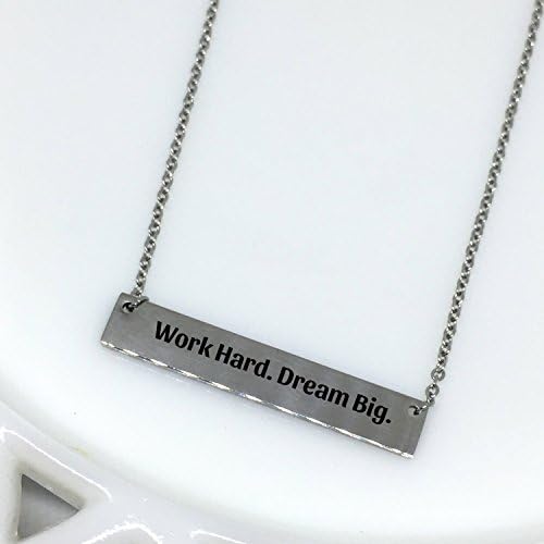Work Hard Dream Big Necklace