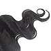 EVA HAIR Brazilian Body Wave Top Closure Unprocessed Human Hair Lace Closure Bleached Knots with Baby Hair Middle Part Closure(18 inch)