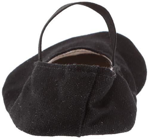 Leo Girls' Imported Gym Pump Dance Shoe, black, 34 Medium EU Little Kid (3 US)