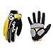 Cgecko Men's Reflex Gel Bike Full Finger Glove Cycling Skiing Skateboard Shock Pads