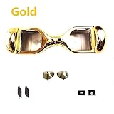 YAVOCOS Gold 6.5 inch Chrome Outer Plastic Cover Case Shell Replacement Smart Self Balance Wheel Balancing Electric Scooter Spare Parts