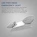 Ciata Lighting Emergency Lights | Ultra-Bright White LED Light With Back-up Battery, Adjustable Lamps & 90-minute Minimum Capacity | Made from Engineering-Grade & Injection-Molded Thermoplastic