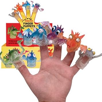 finger monsters rubber finger puppets