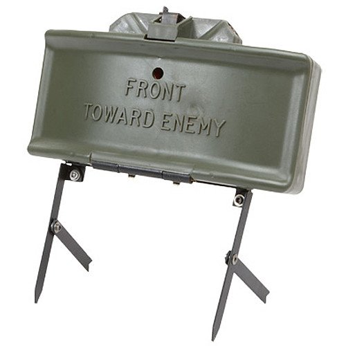 M18a1 Airsoft Claymore Mine W/ Wireless Remote, Spring Loaded