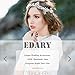 Edary Bridal Pearl Hair Vines Wedding Floral Headpiece Silver Crystal Hair Piece Accessories for Brieds and Bridesmaids