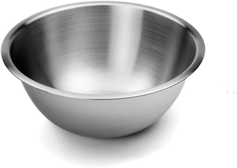 eKitchen Stainless Steel Mixing Bowl No.4, (Size: 24 cm, 5000ml, Silver) ,Solid