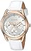 Citizen Women's 'Drive' Quartz Stainless Steel and Leather Casual Watch, Color:White (Model: FD2053-04A)