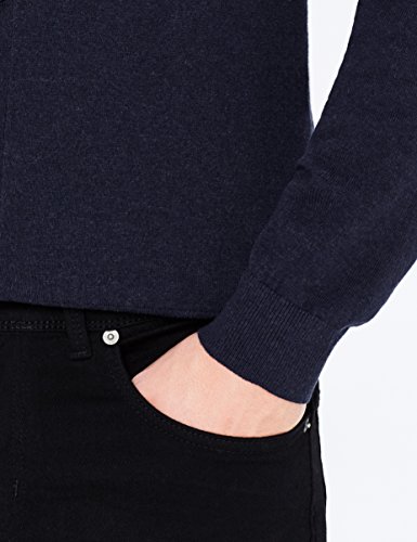 MERAKI Men's Lightweight Cotton V Neck Cardigan Sweater,  Blue (Navy), XXL (US XL) - Thumbnail 7
