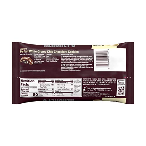 HERSHEY'S Kitchens Baking, White Chocolate Chips, 12 Ounce