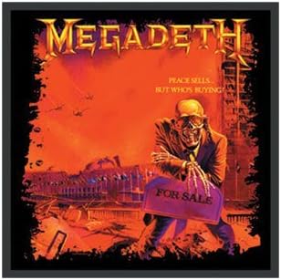 MEGADETH Official Merchandise Product Iron-On-Patch New PEACE SELLS