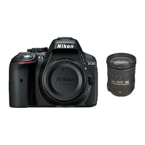 Nikon D5300 24.2 MP CMOS Digital SLR Camera with AF-S DX NIKKOR 18-200mm f/3.5-5.6G ED VR II Zoom Lens (Black) Nikon D5300 24.2 MP CMOS Digital SLR Camera with AF-S DX NIKKOR 18-200mm f/3.5-5.6G ED VR II Zoom Lens (Black)